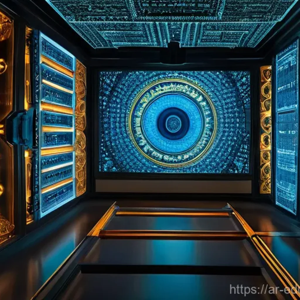 개방형 교육 자원 생태계의 기술적 혁신 사례 - Here are three detailed image prompts in English, designed to be appropriate for a 15+ audience and ...